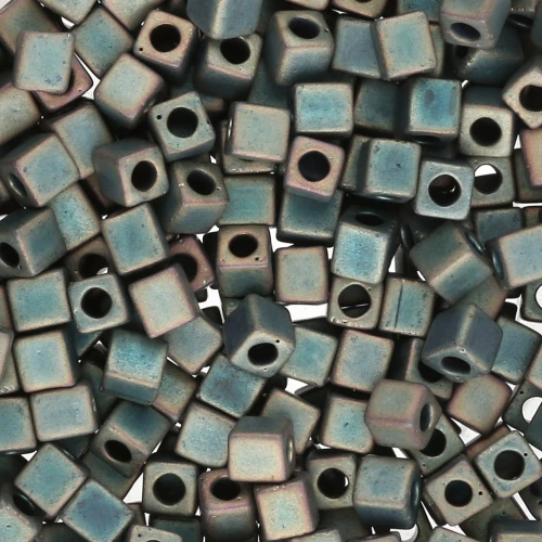 Cubetti Miyuki 3 mm SB3-2008 - Mat Metallic Patina Iris x10g