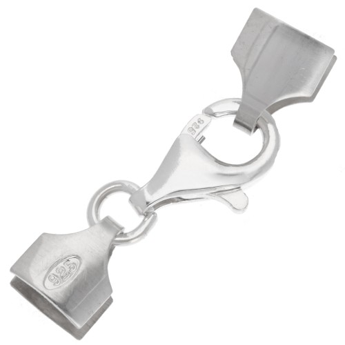 Moschettone 11 mm per Miyuki 11/0 4 file - Argento 925 x1