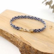 Moschettone 11 mm per Miyuki 11/0 4 file - Argento 925 x1