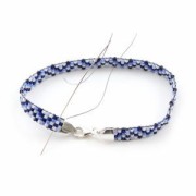 Moschettone 11 mm per Miyuki 11/0 4 file - Argento 925 x1