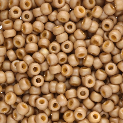 Rocaille Miyuki 8/0 4693 - Pistacchio arcobaleno glassato opaco x8g