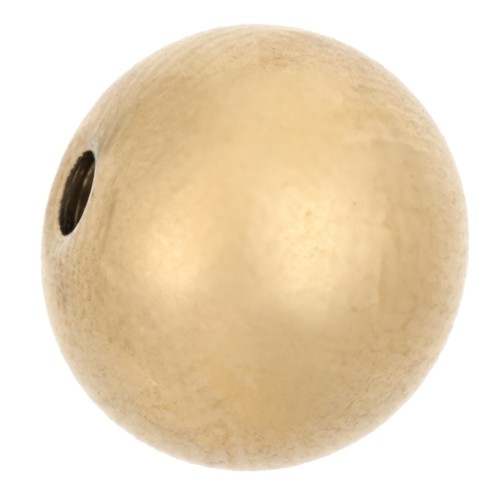 Perline rotonde da 10 mm - Acciaio inossidabile 316F placcato oro x4