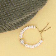 Catena veneziana regolabile da 80 mm con anello aperto Acciaio inossidabile 316L, Dorato x1