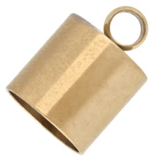 Tappi terminali cilindrici per cavo da 8 mm - acciaio inox 303 Gold x4