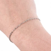 Catena a maglie Forçat 1,9 mm - Acciaio inox 316L x1m