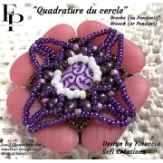 Perla cuore in vetro 16x15 mm - Rosa opaco x1