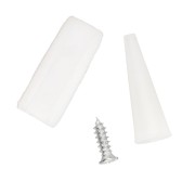 Punte di ricambio in nylon per pinza rotonda - piatta x2
