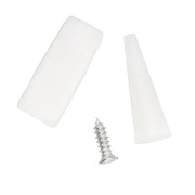 Punte di ricambio in nylon per pinza rotonda - piatta x2