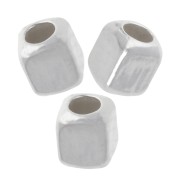 Perline cubiche 2 mm - Argento 925 x10