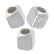 Perline cubiche 2 mm - Argento 925 x10