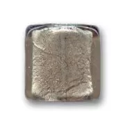 Quadrati foglia argento mm. 20 Black Diamond x4