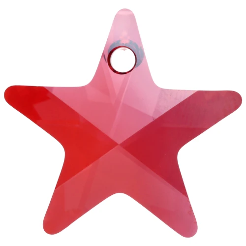 PureCrystal 6715 Ciondolo a stella da 16 mm - Cristallo rosso Magma x1