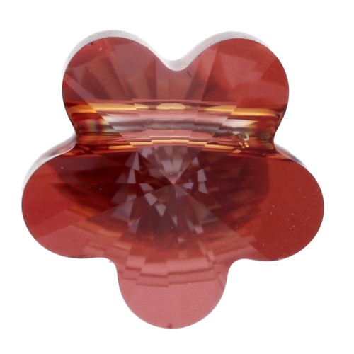 PureCrystal Flower 5744 8 mm - Cristallo rosso magma x1