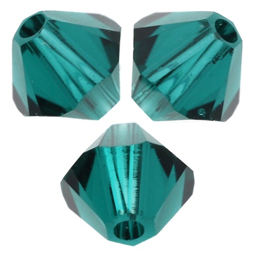 Bicone in cristallo Swarovski 5328 4 mm - Emerald x1440