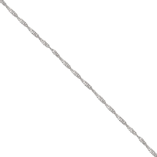 Catena a maglia Singapore 2 mm - acciaio inox 316L x50 cm