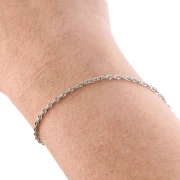 Catena a maglia Singapore 2 mm - acciaio inox 316L x50 cm