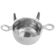 Inserto per cabochon PureCrystal 1028/1088 8 mm - Argento x1