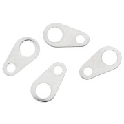 Clip ovali 9x5 mm - Argento x144|raw }}