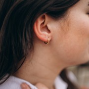 Rosette rotonde martellate 12 mm - Filo 2,5 mm - Acciaio inox 316L e 201 x2