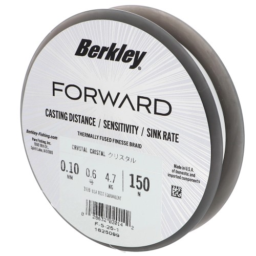 Fil Forward - Treccia fine ultraresistente e flessibile 0,10 mm (3LB) - Crystal x150m