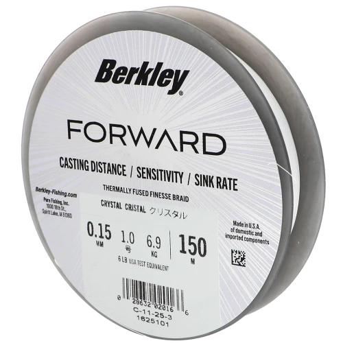 Fil Forward - Treccia fine ultraresistente e flessibile 0,15 mm (6LB) - Crystal x150m