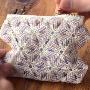 Kit Miyuki per la realizzazione di una pochette - Beige x1