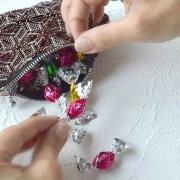 Kit Miyuki per la realizzazione di una pochette - Marrone x1