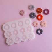 Géa Creations stampo in silicone per ciondoli a fiore 25 mm x1