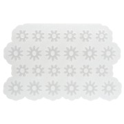 Stampo in silicone Géa Creations per la realizzazione di ciondoli a forma di fiore da 15 mm a 17 mm