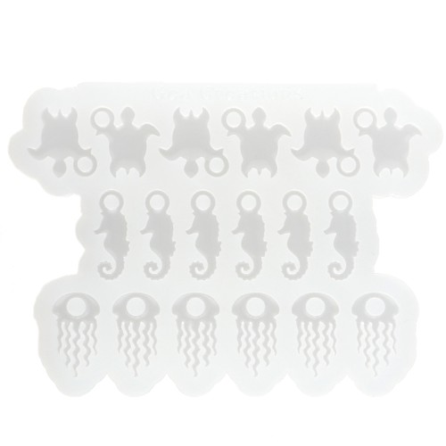 Stampo in silicone Géa Creations per ciondoli marini x1