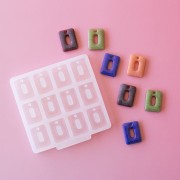 Stampo in silicone Géa Creations per ciondoli rettangolari 20x15 mm