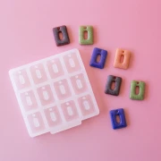 Stampo in silicone Géa Creations per ciondoli rettangolari 20x15 mm