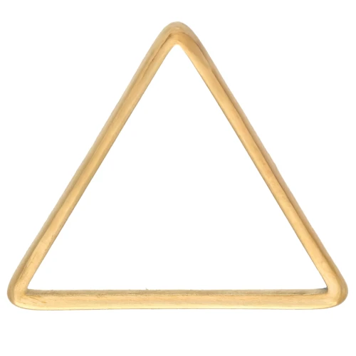 Anelli di montaggio e tessitura a triangolo 13x15 mm - Acciaio inox 304L Gold x10