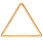 Anello di montaggio e tessitura a triangolo 13x15 mm - acciaio inox 304L Gold x1|raw }}