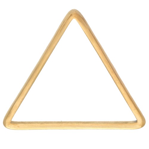 Anello di montaggio e tessitura a triangolo 13x15 mm - acciaio inox 304L Gold x1