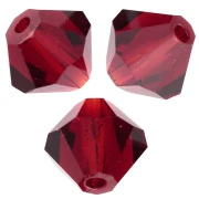 Perle Biconi Preciosa - Rondelle Bead 4 mm - Vivid Siam x30