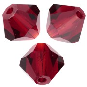 Biconi Preciosa - Rondelle Bead 6 mm - Vivid Siam x12
