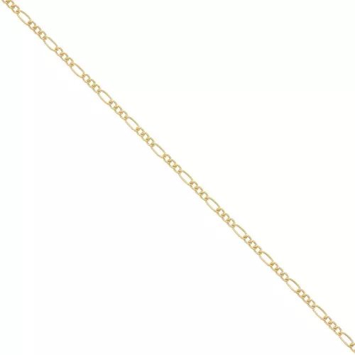 Catena maglia figaro (1x3) 1.5 Gold filled x cm.50