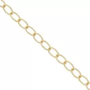 Catena maglia Forçat 2.7mm  Gold filled x cm.50