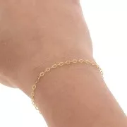 Catena maglia Forçat 2 Gold filled x cm.50