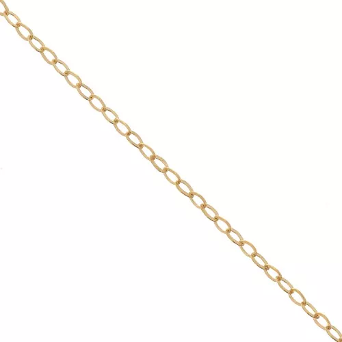 Catena maglia Forçat piatta 1.3 Gold filled x cm.50