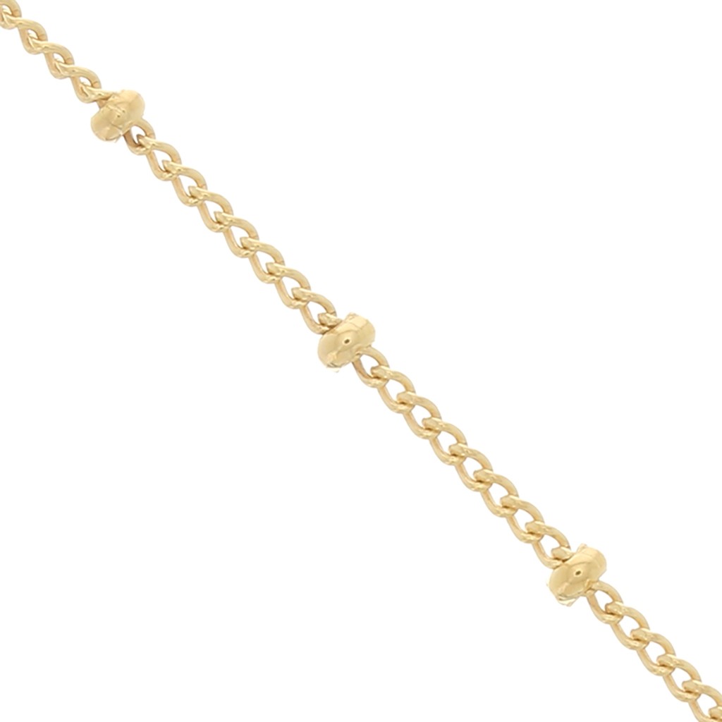 Collana Collier in Oro Bianco - Giallo 18 KT Fantasia Groumette - Zahir Gioielli