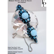 Perle di vetro Samos® by Puca® 5x7 mm - Verde smalto x10g