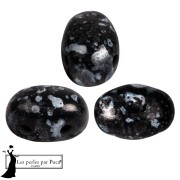 Perle di vetro Samos® by Puca® 5x7 mm - Grigio smalto x10g