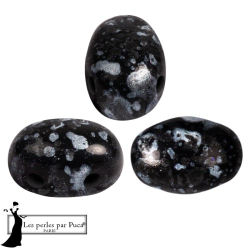 Perle di vetro Samos® by Puca® 5x7 mm - Grigio smalto x10g