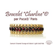 Perle di vetro Samos® by Puca® 5x7 mm - Smalto arancione x10g