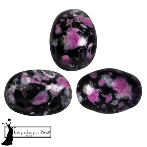 Perle di vetro Samos® by Puca® 5x7 mm - Smalto rosa x10g