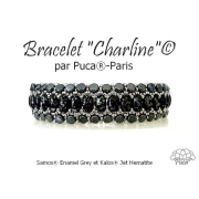 Perle di vetro Samos® by Puca® 5x7 mm - Smalto rosa x10g