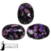 Perle di vetro Samos® by Puca® 5x7 mm - Smalto viola e rosa x10g