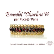 Perle di vetro Samos® by Puca® 5x7 mm - Rosso smalto x10g